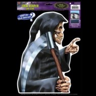 Grim Reaper Car Window Cling